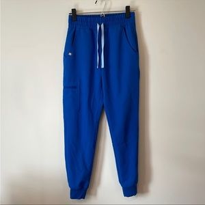 Figs Royal Blue High Waisted Zamora Joggers